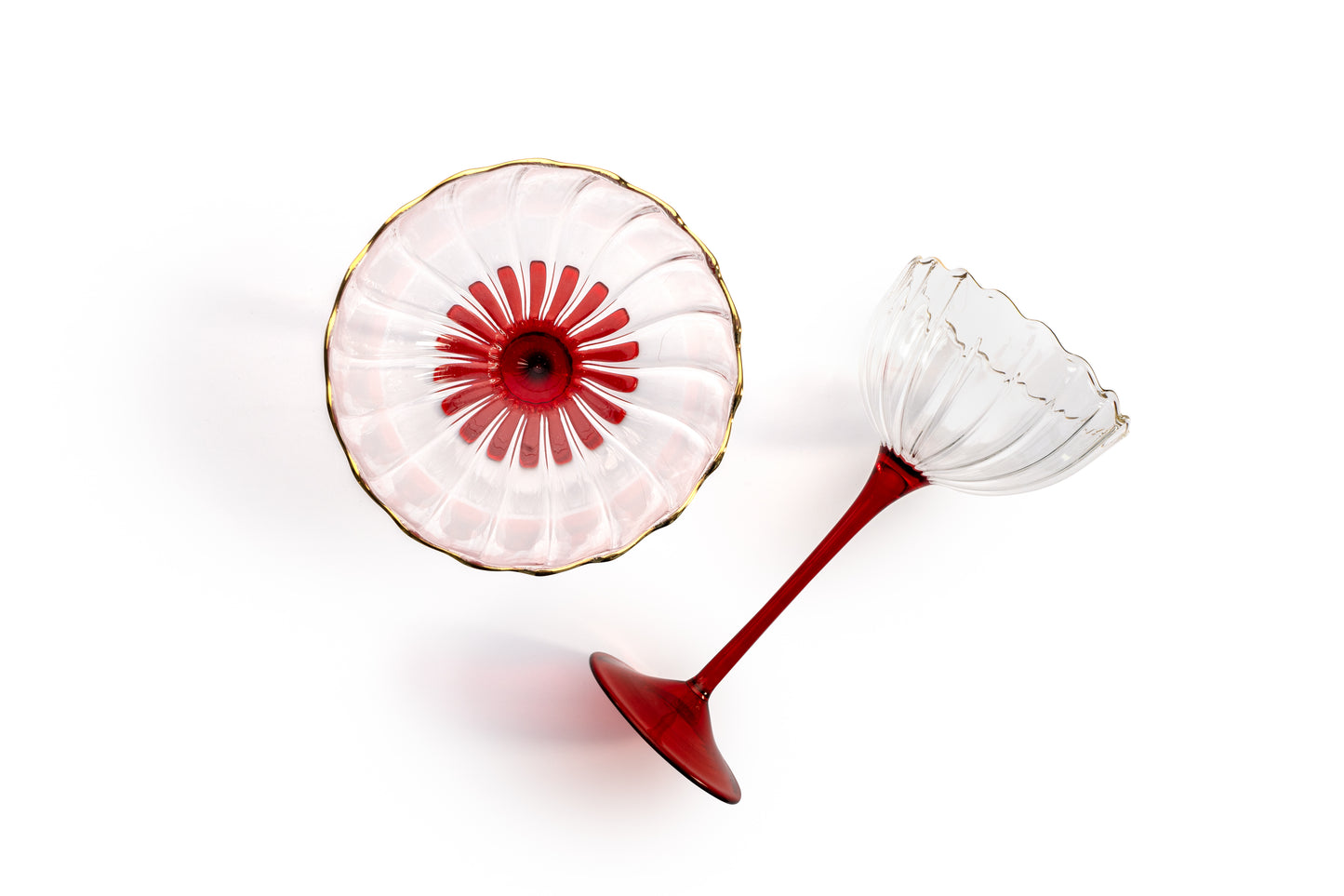 Cocktail Glasses "Iconic Red"