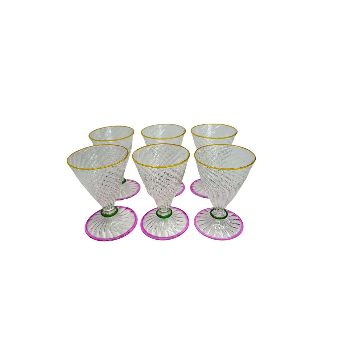 Glass Cups French Summer