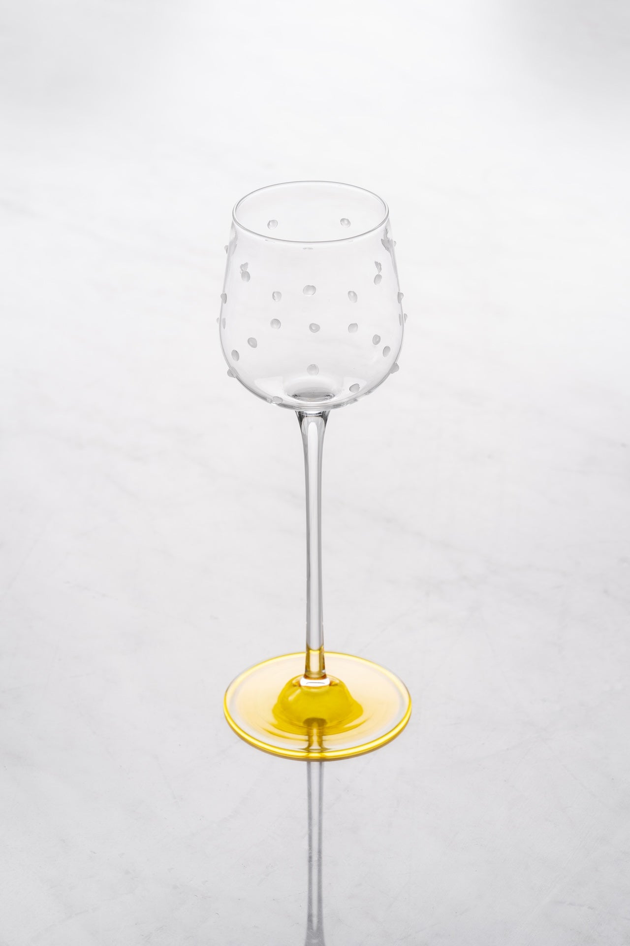 SS25 Festive Glass Cups with colorful bases