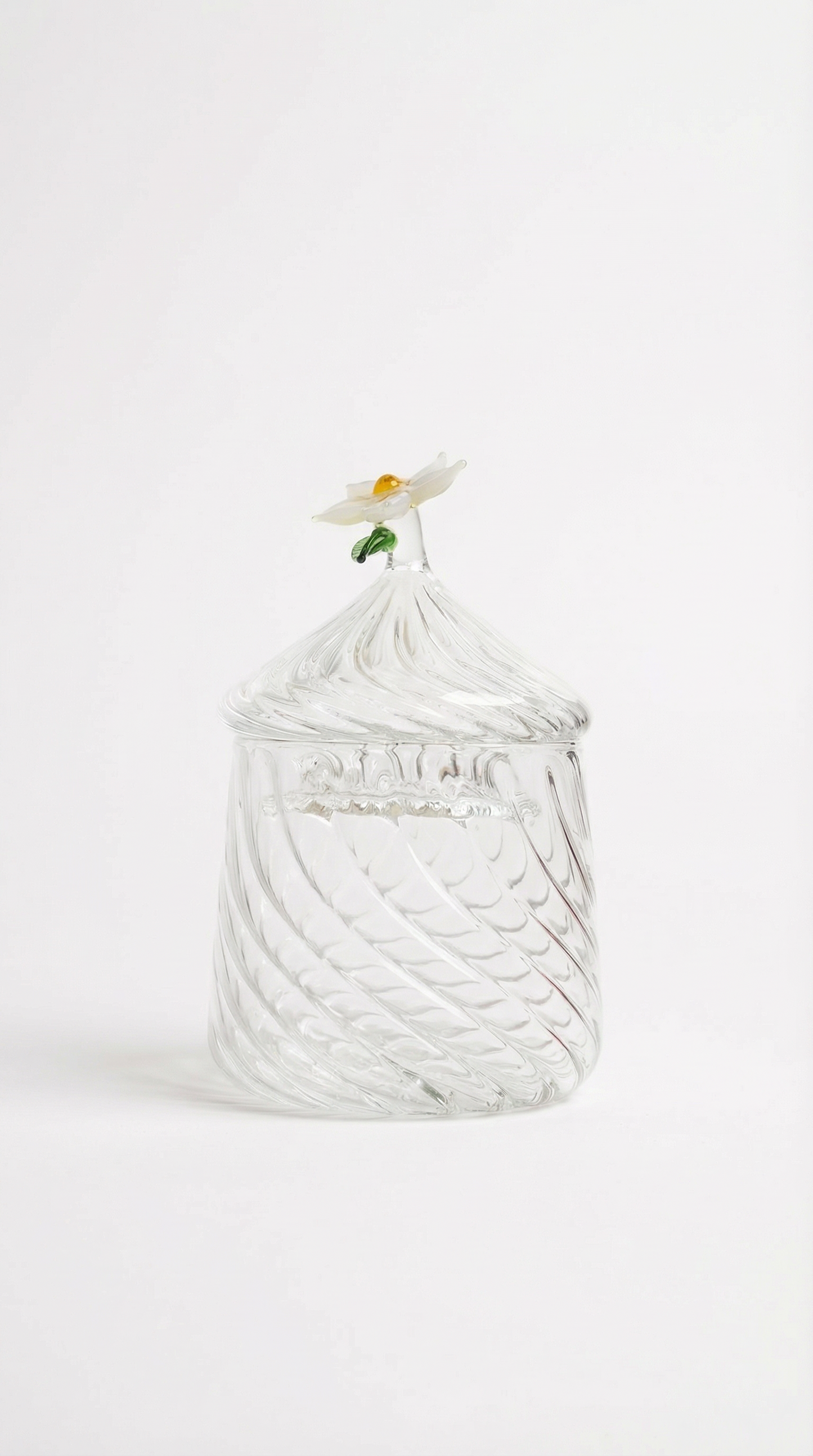 Blown Glass Sugar Bowl for Blossom Water Set - Ramadan 26