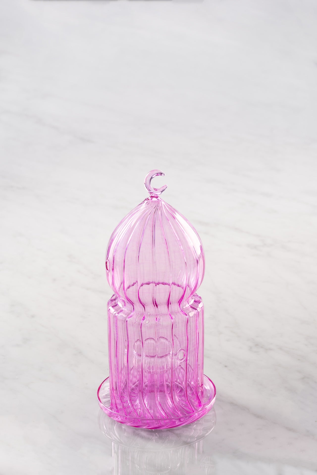 Lantern Fanouss Ramadan - Small - Opaque Pink