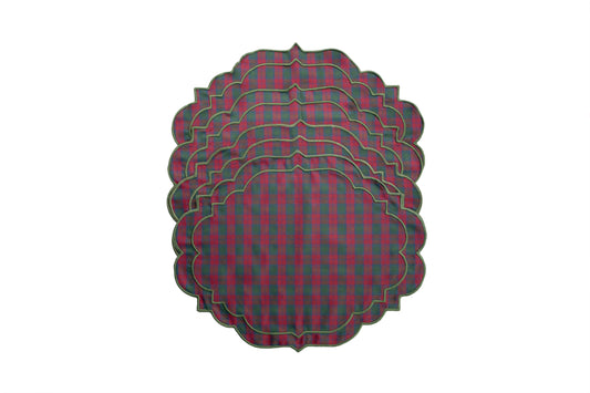 Festive Placemats "Tartan" (Set of 4)