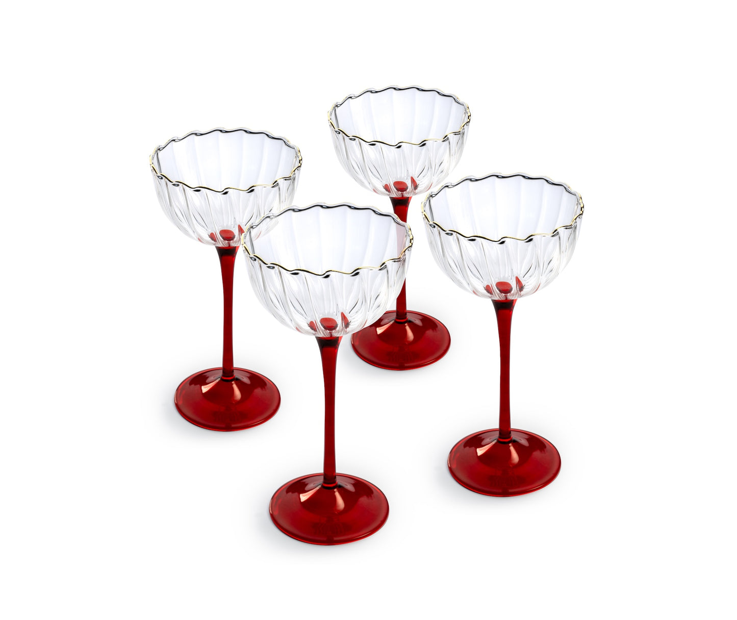 Festive Glasses "Red Icon" (Set of 4)