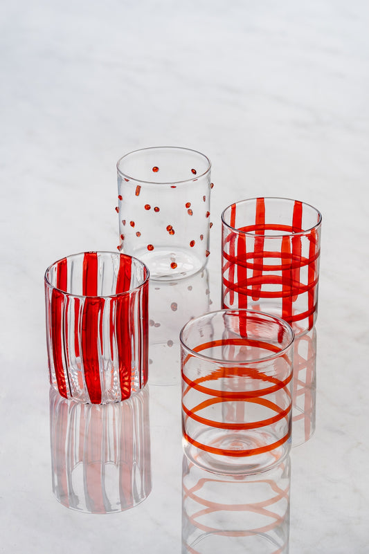 SS25 Short Glass Tumbler Cups