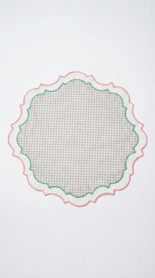 Handmade Embroidered Placemat - Ramadan 26